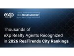 Thousands of eXp Realty Agents Recognized in 2026 RealTrends City Rankings