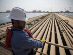 Oil surges on report Saudi pipeline will take weeks to reopen